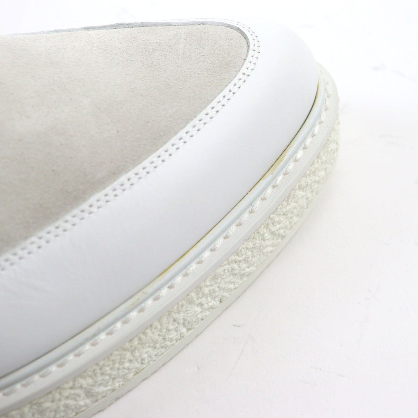 LOUIS VUITTON Ankle boots 1A54CP leather White beige LV Creeper Line 8