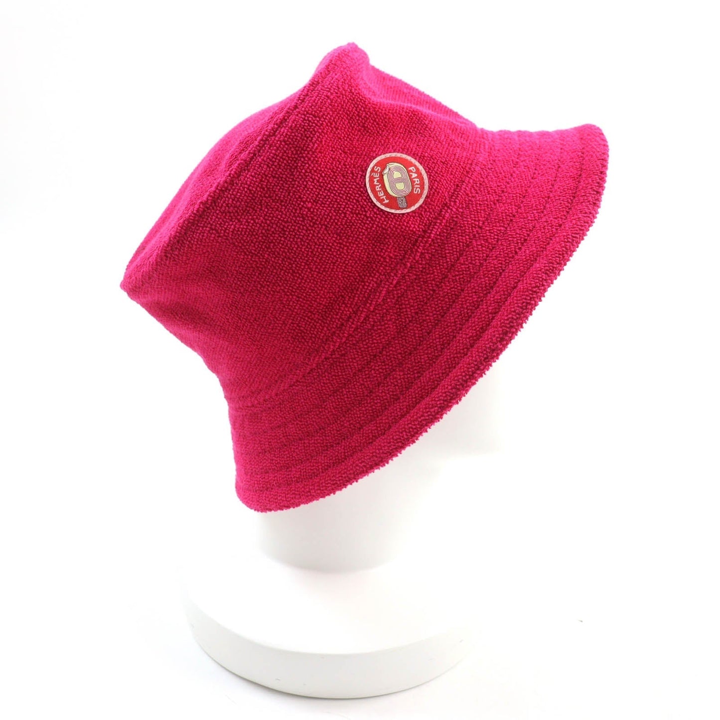 HERMES hat cotton shocking pink Davis Hat 57