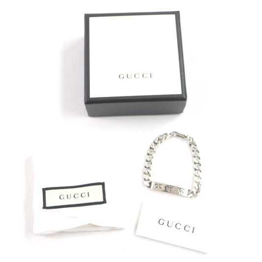 GUCCI bracelet 455321 AG925 Silver ghost 16