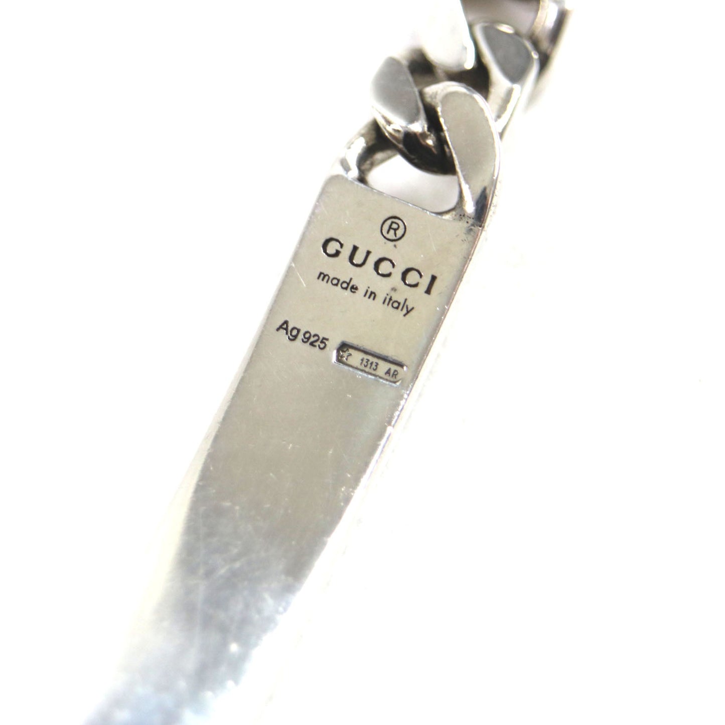 GUCCI bracelet 455321 AG925 Silver ghost 16