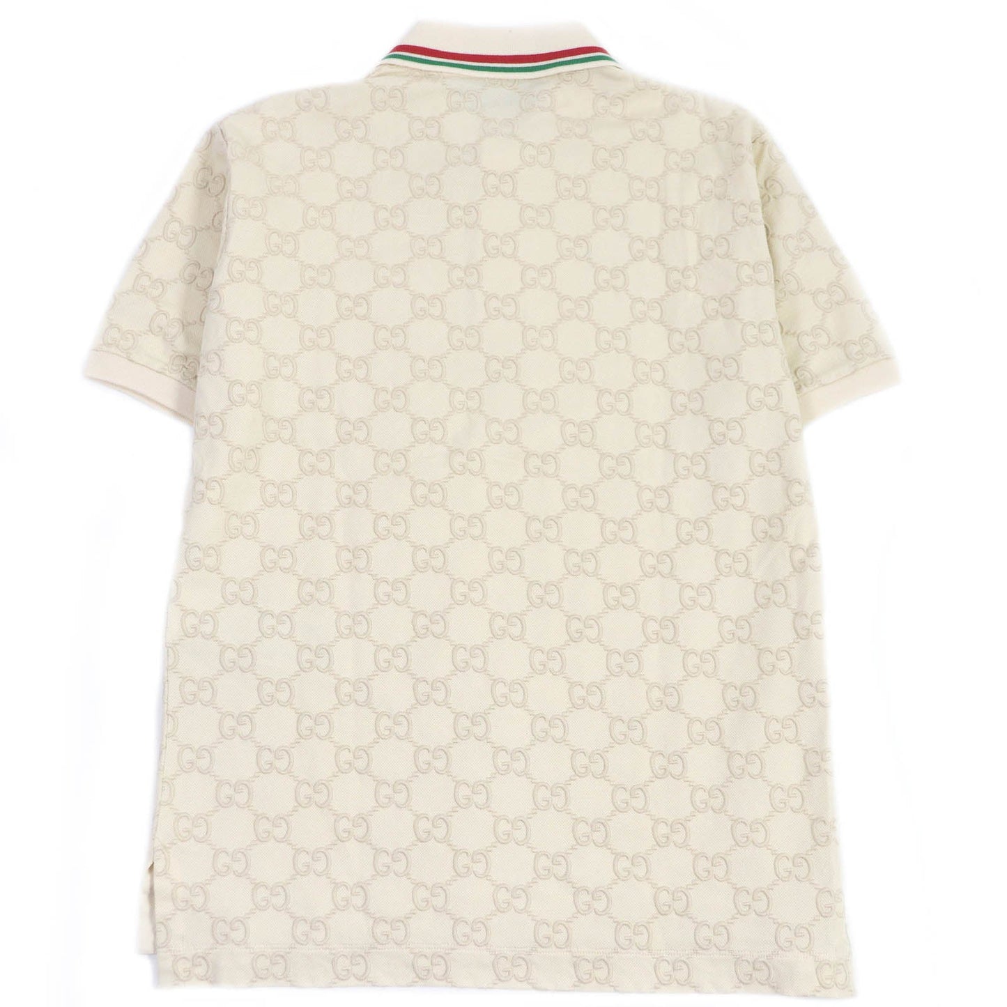 GUCCI Short sleeve polo shirt 753572 cotton Ivory XS