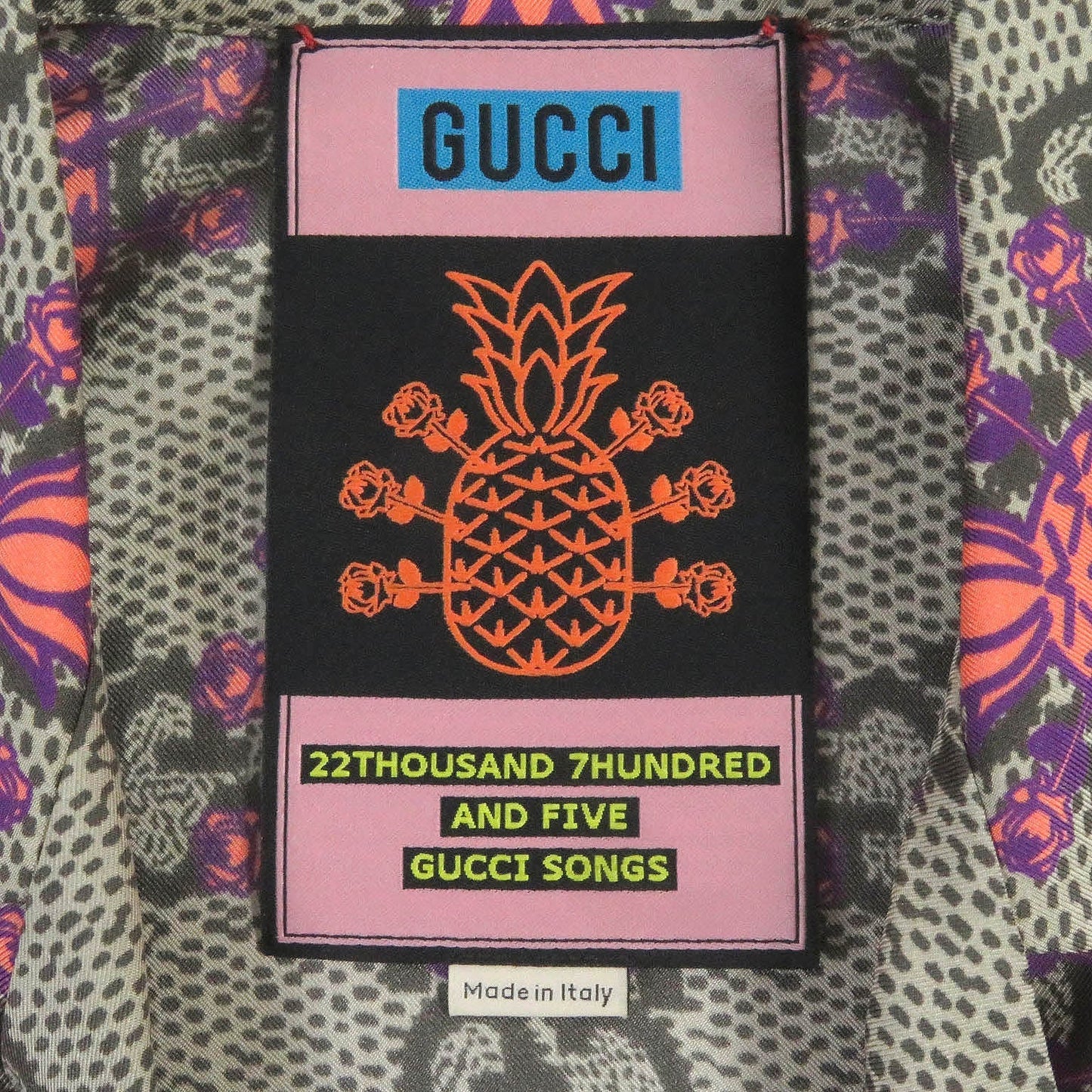 GUCCI Short sleeve shirt 669202 silk beige 46