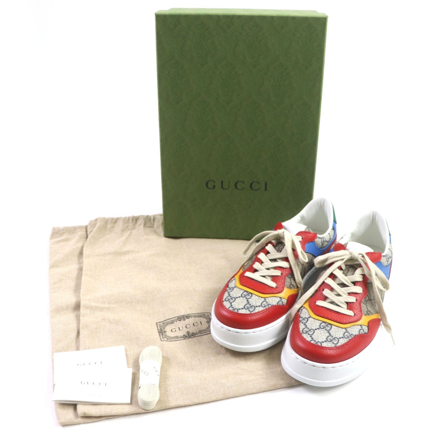 GUCCI Low cut sneakers 726828 PVC Multi 6