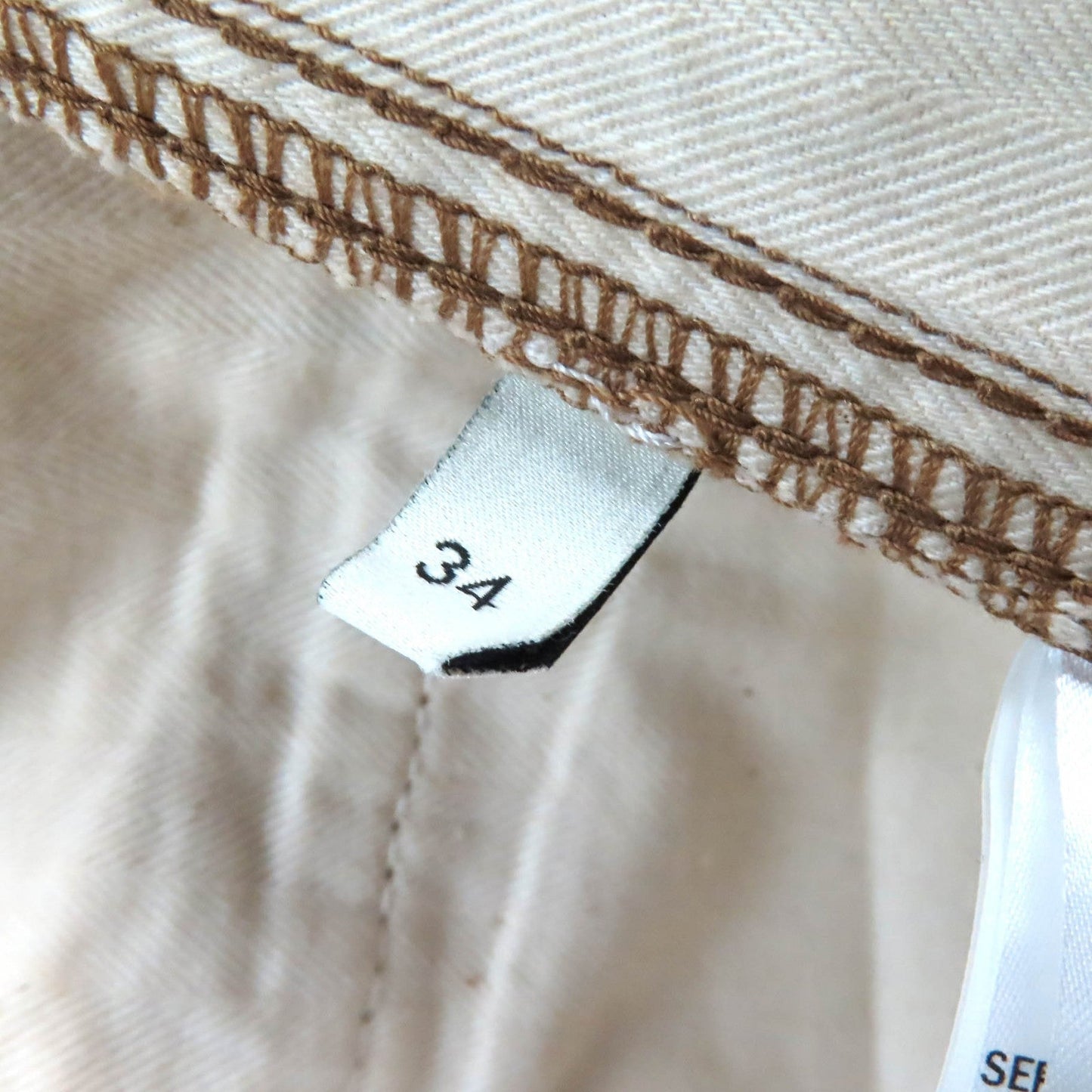 GUCCI Pants 489281 cotton Brown beige type 34