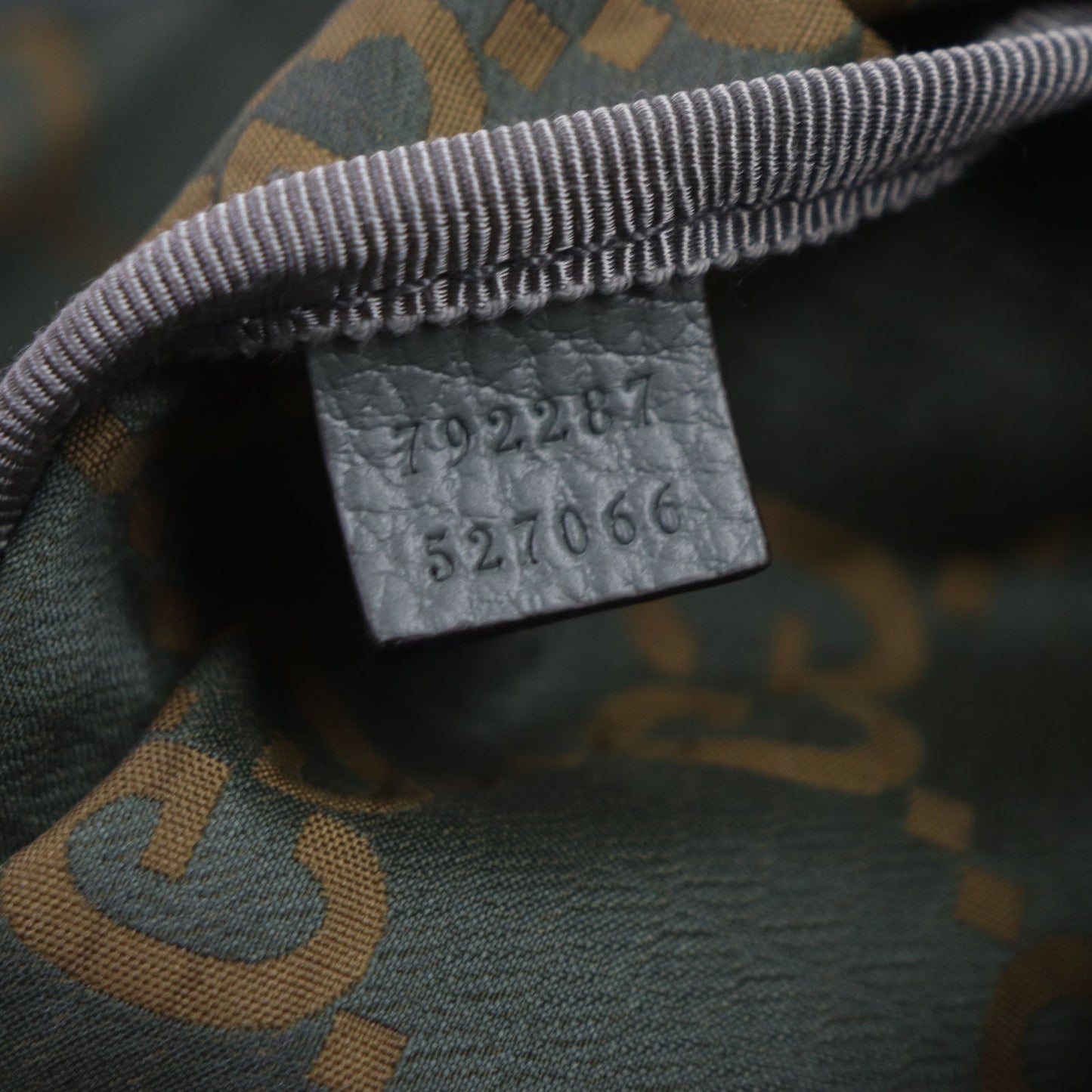 GUCCI Waist bag 792287 Nylon khaki GG Ripstop Belt Bag