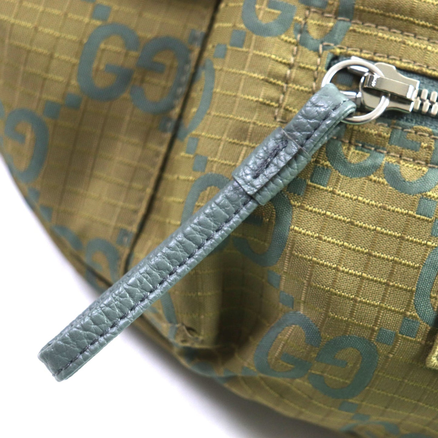 GUCCI Waist bag 792287 Nylon khaki GG Ripstop Belt Bag
