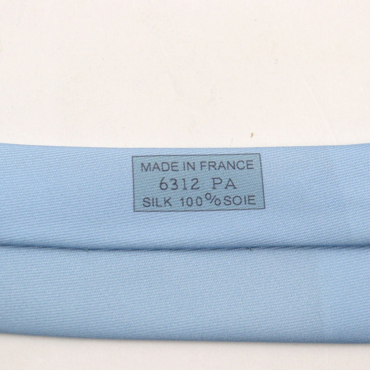HERMES tie silk Light blue type Quincaillerie Shuffle