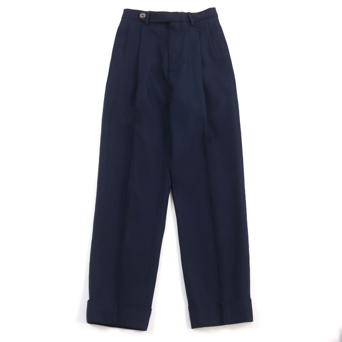 GUCCI Pants 686578 Rayon Navy 36