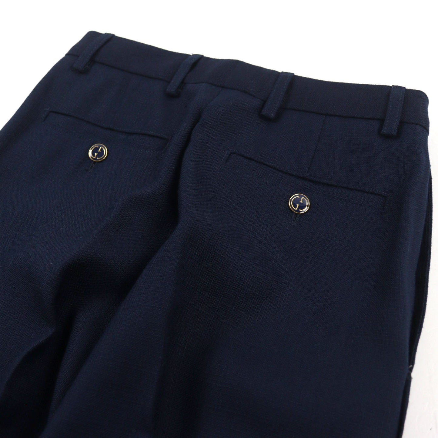 GUCCI Pants 686578 Rayon Navy 36