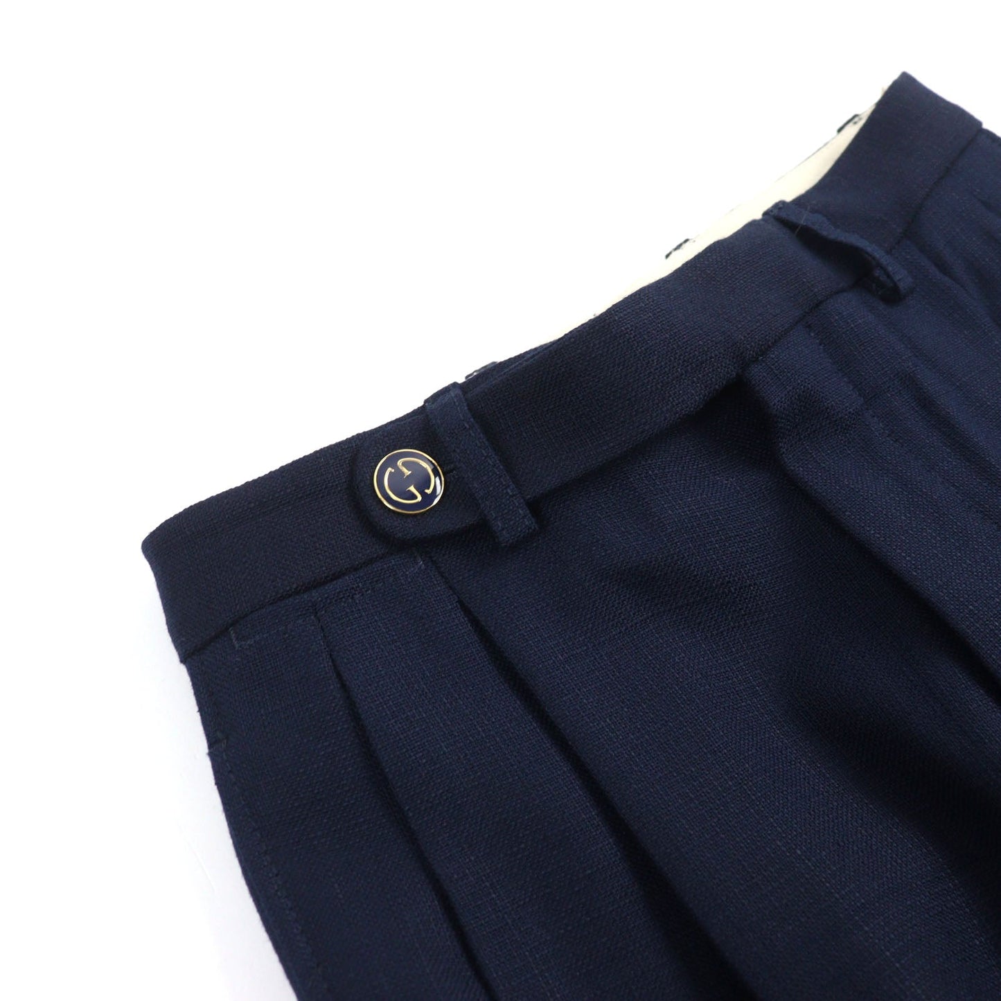 GUCCI Pants 686578 Rayon Navy 36