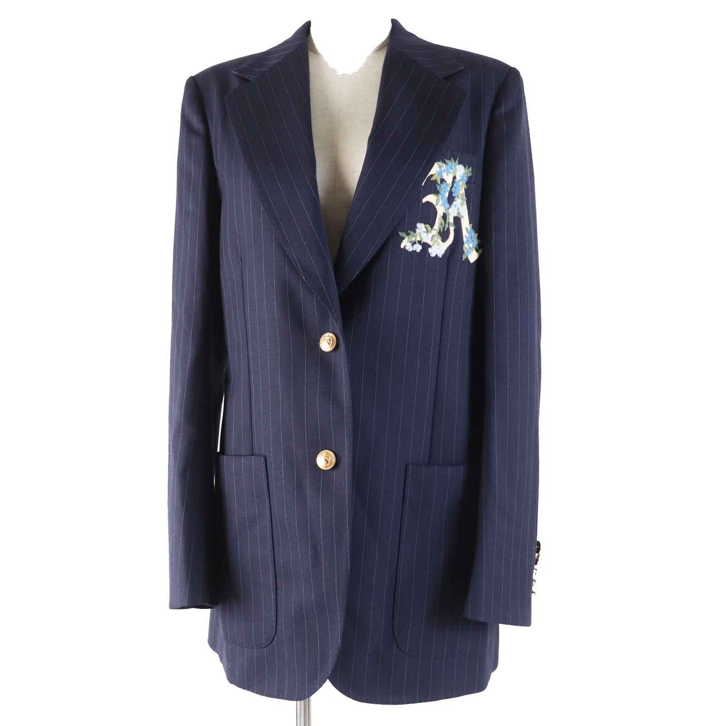 GUCCI Jacket 616459 wool Navy 40