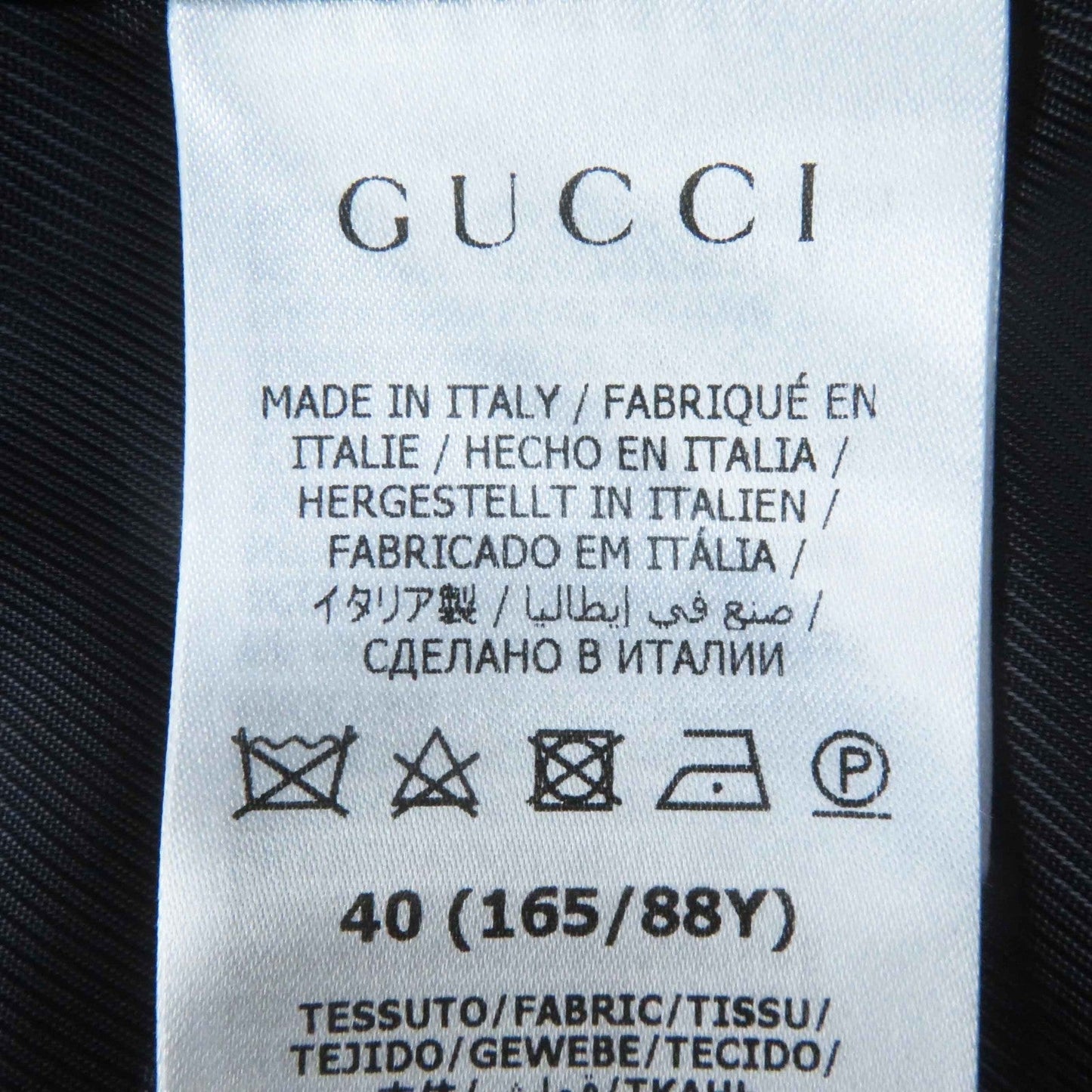 GUCCI Jacket 616459 wool Navy 40