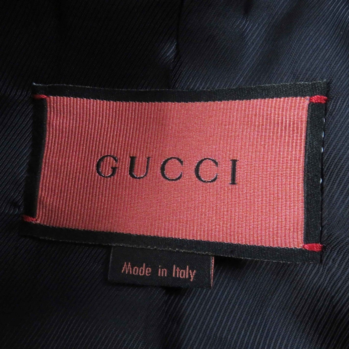 GUCCI Jacket 616459 wool Navy 40
