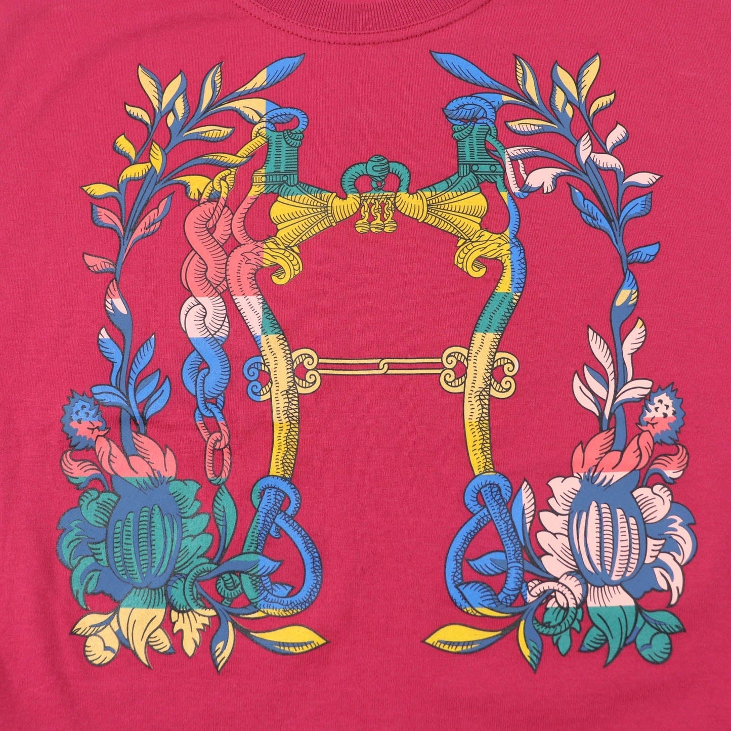HERMES tops 4E4629DA cotton Pink type 38