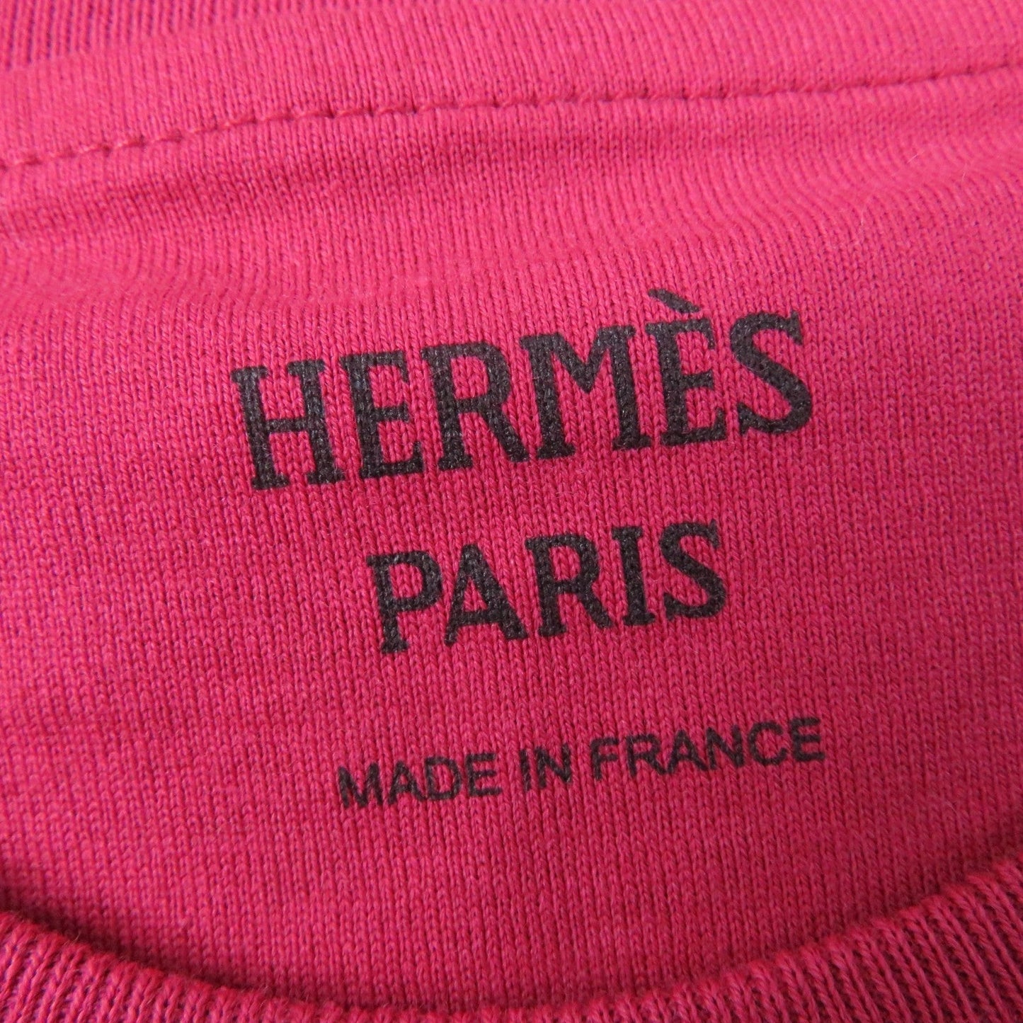 HERMES tops 4E4629DA cotton Pink type 38