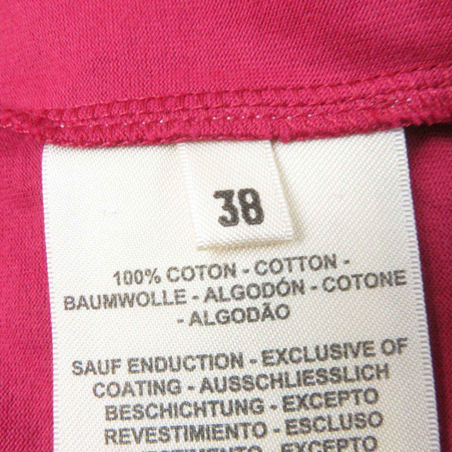 HERMES tops 4E4629DA cotton Pink type 38