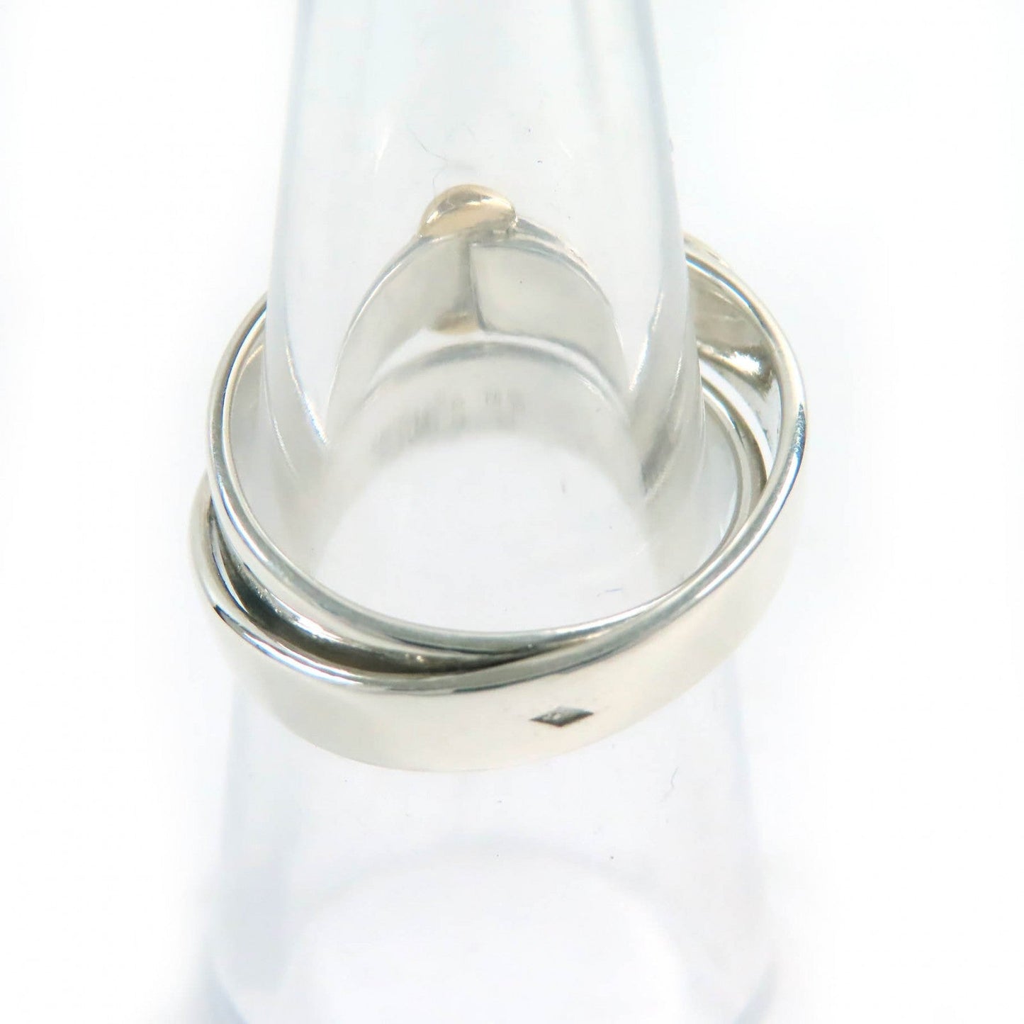 HERMES Ring SV925 Silver gold Double true