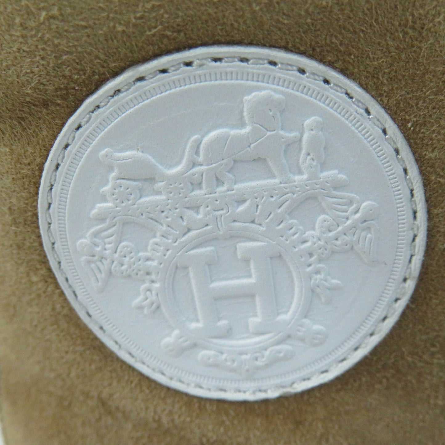 HERMES High cut sneakers Mouton light brown Jimmy 35.5