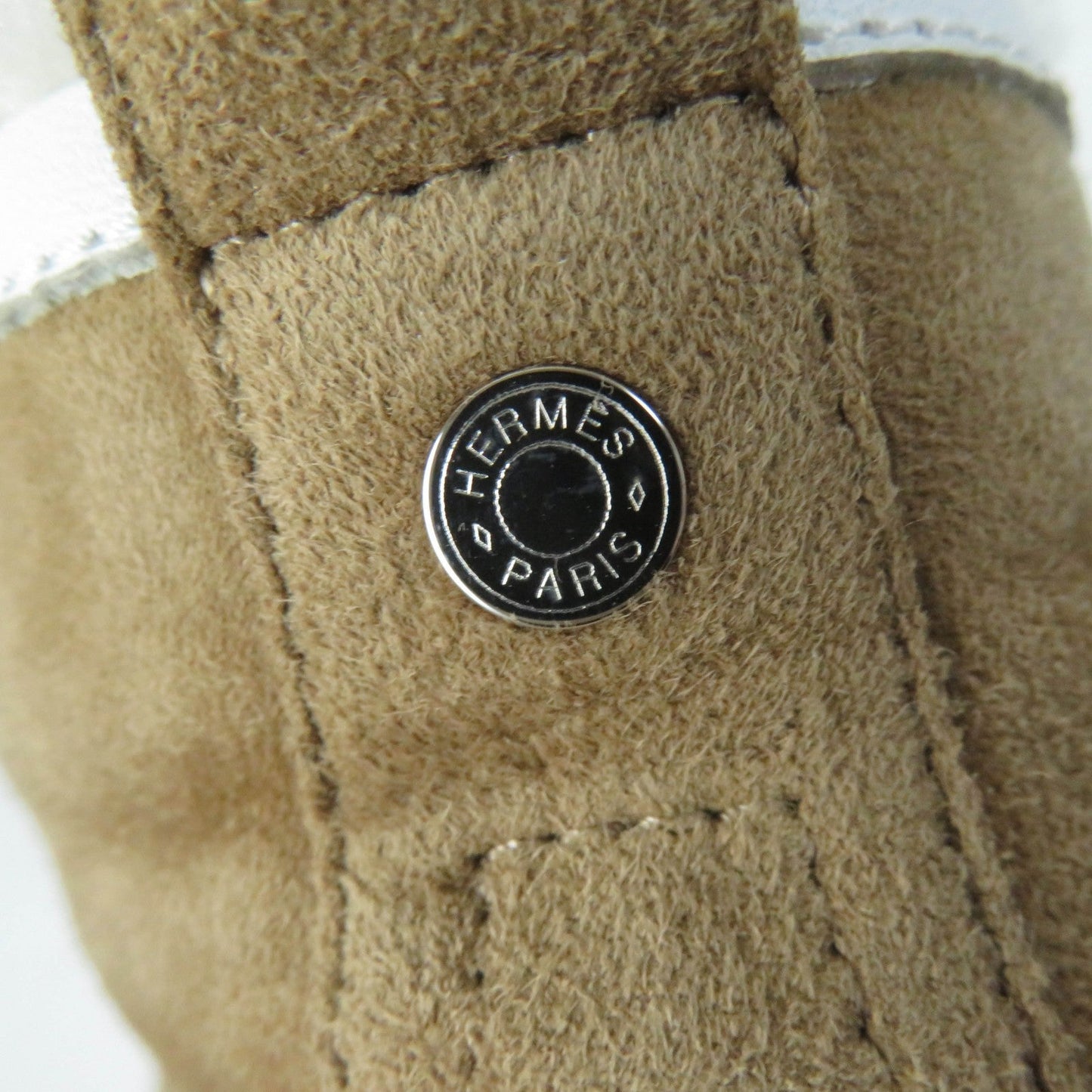 HERMES High cut sneakers Mouton light brown Jimmy 35.5