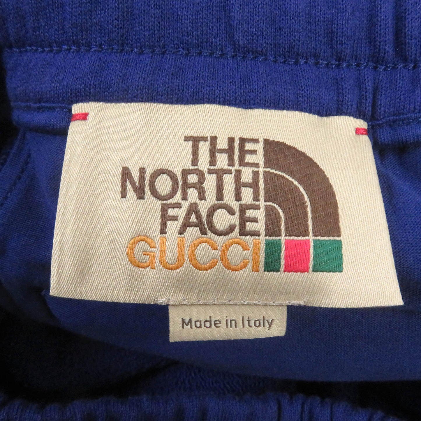 GUCCI Pants 671463 cotton Blue red Jogging Pant XS