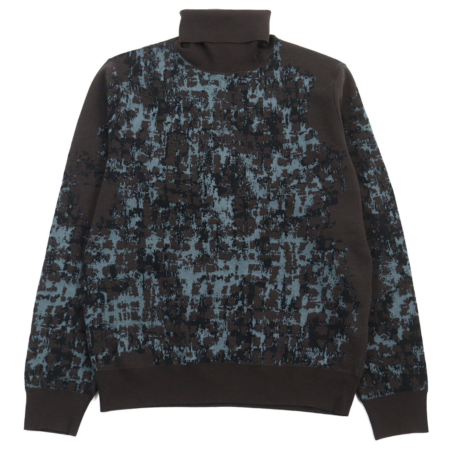 HERMES knit wool Multicolor All-over Pattern M