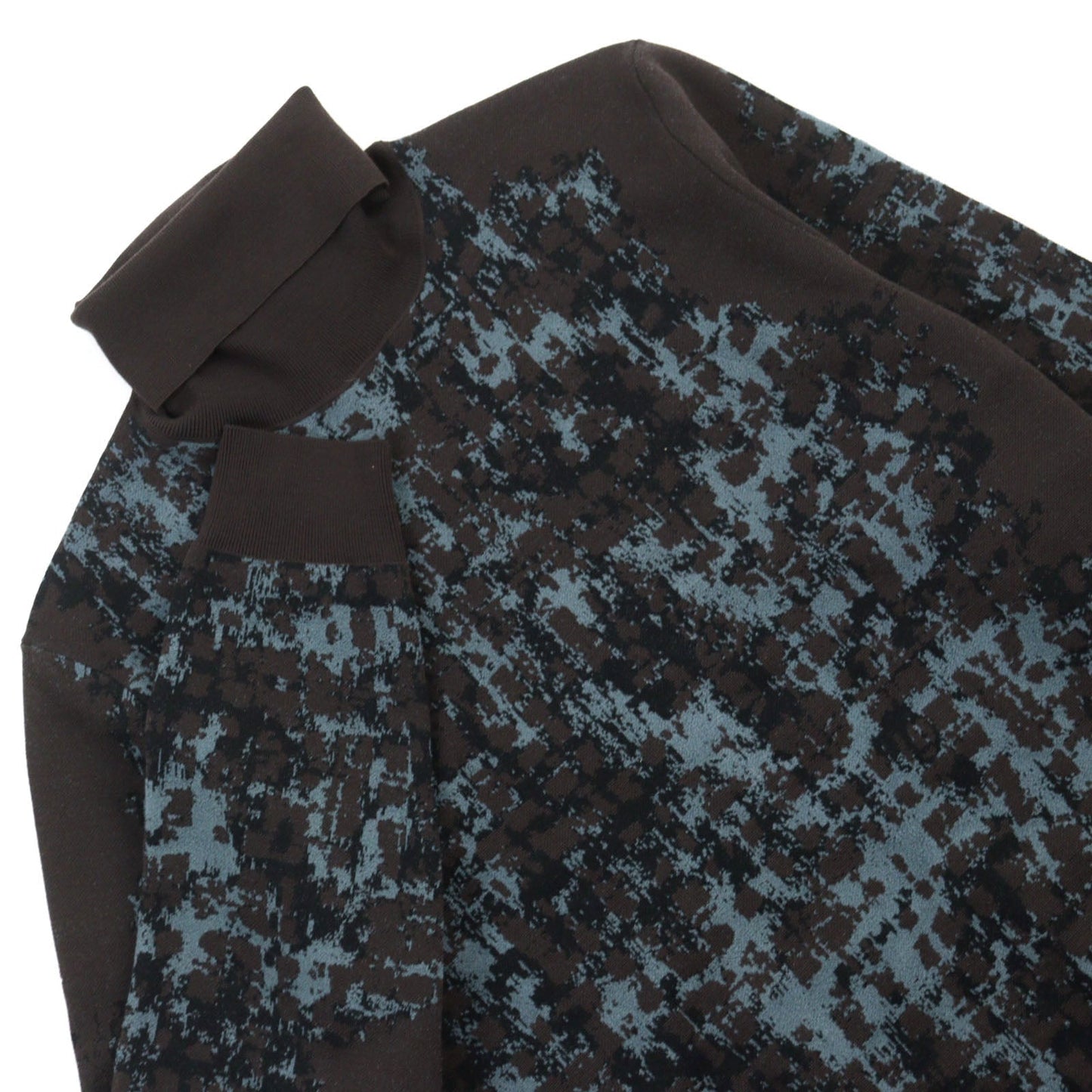 HERMES knit wool Multicolor All-over Pattern M