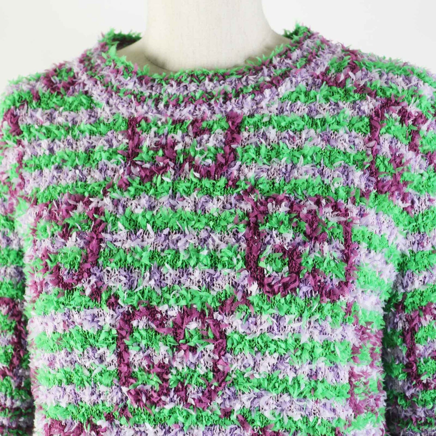 GUCCI knit 695796 cotton Purple green M