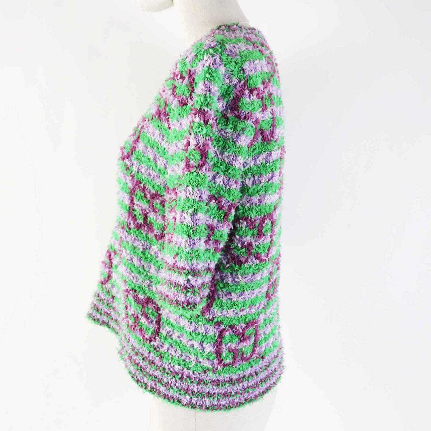 GUCCI knit 695796 cotton Purple green M