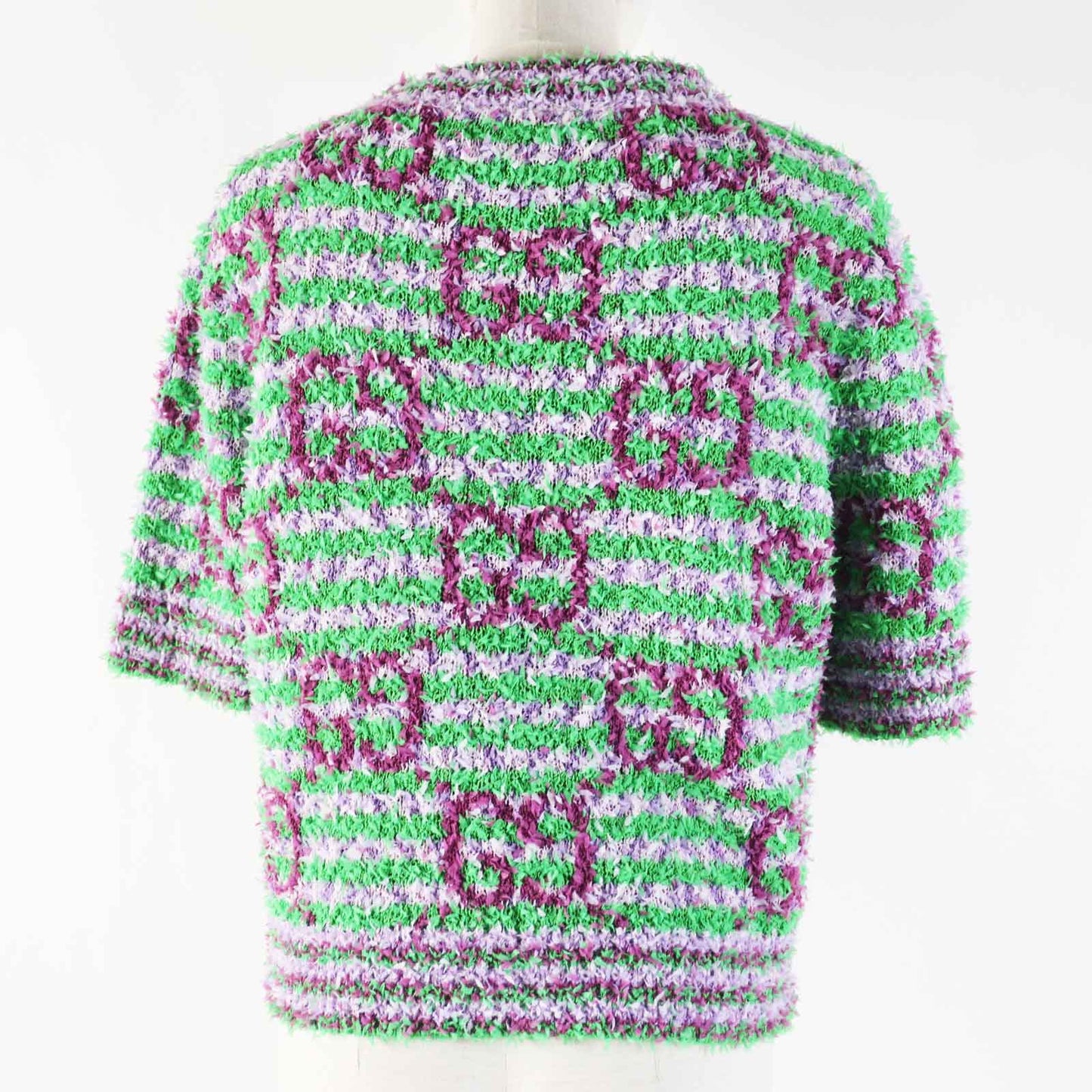 GUCCI knit 695796 cotton Purple green M