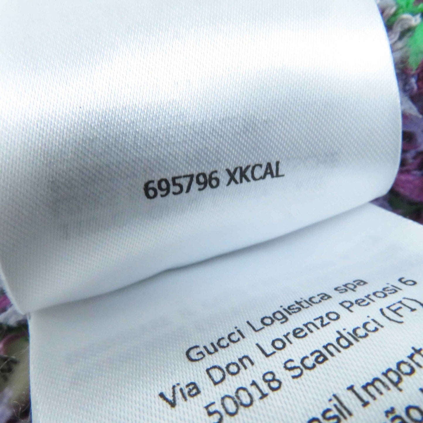 GUCCI knit 695796 cotton Purple green M