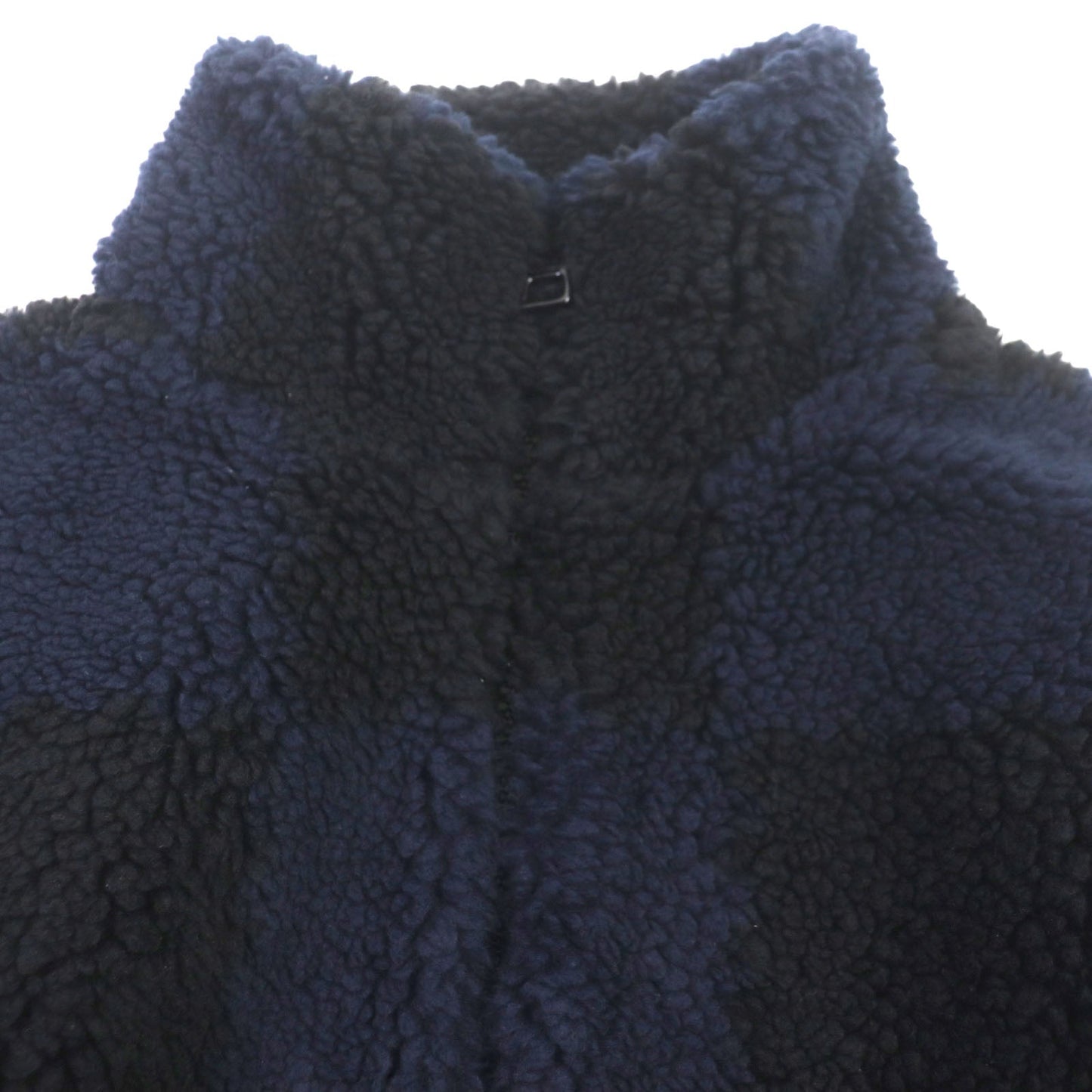 LOUIS VUITTON Blouson HMY04W polyester Navy black Jacquard Damier M