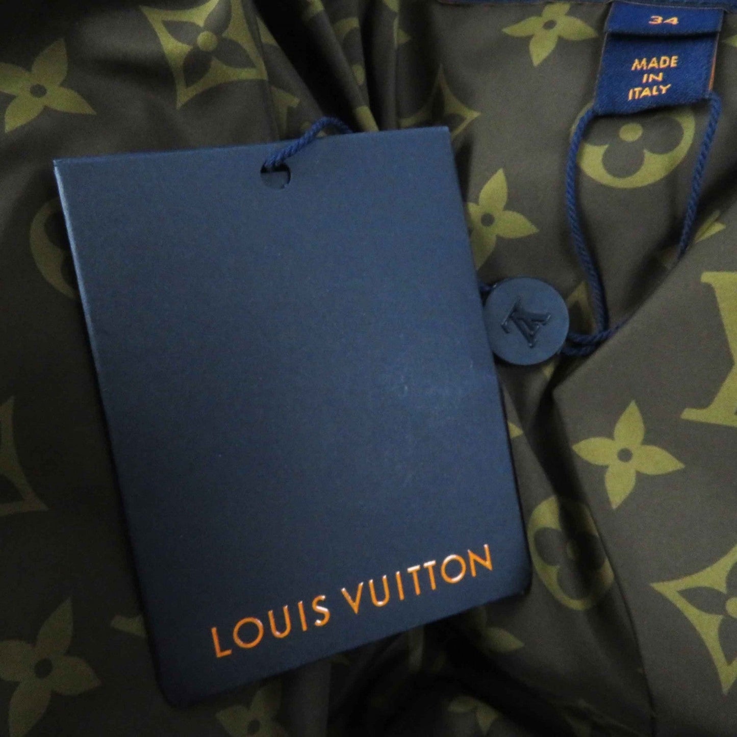 LOUIS VUITTON Down jacket Nylon blue 34
