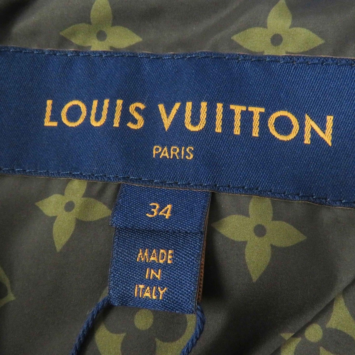 LOUIS VUITTON Down jacket Nylon blue 34
