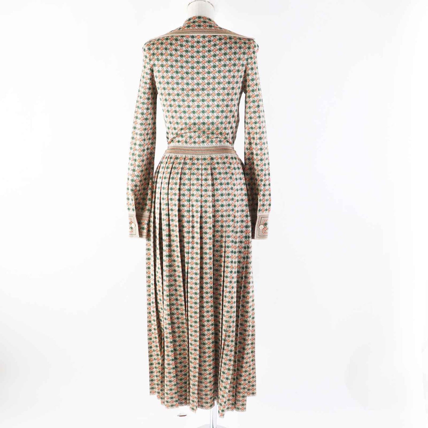 GUCCI one piece 632923 Rayon Multi VISCOSE RAME DRESS XS