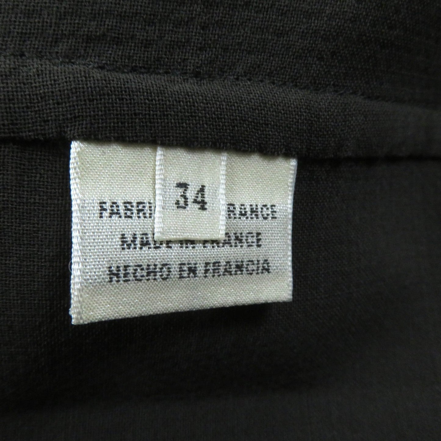 HERMES Jacket wool khaki 34