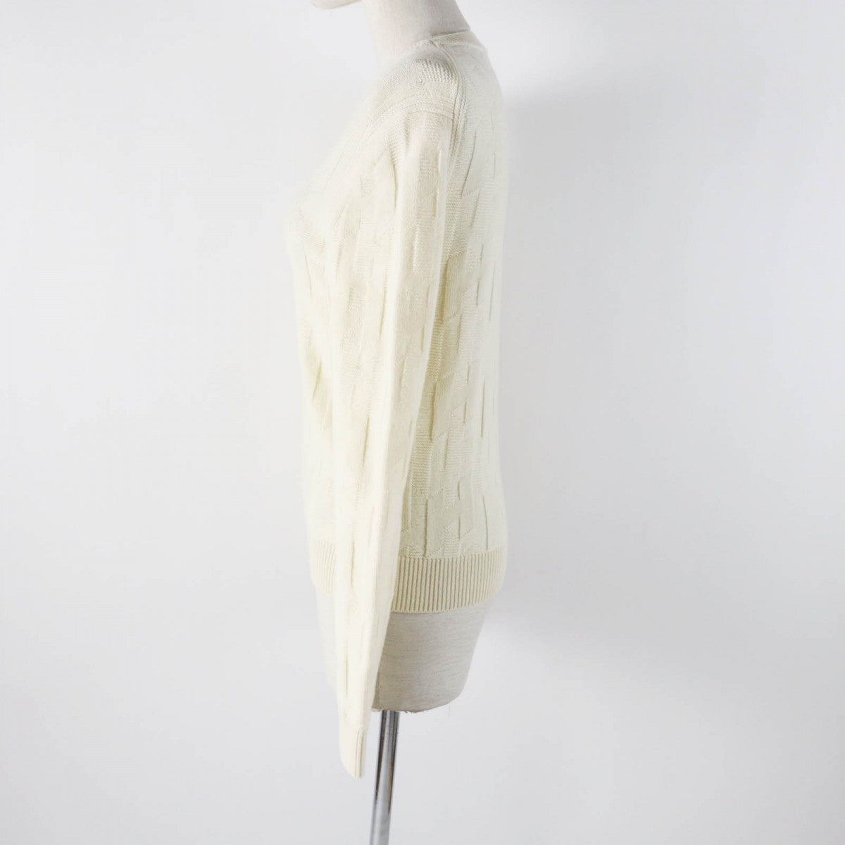 HERMES knit 3H2617D4 wool Ivory 34