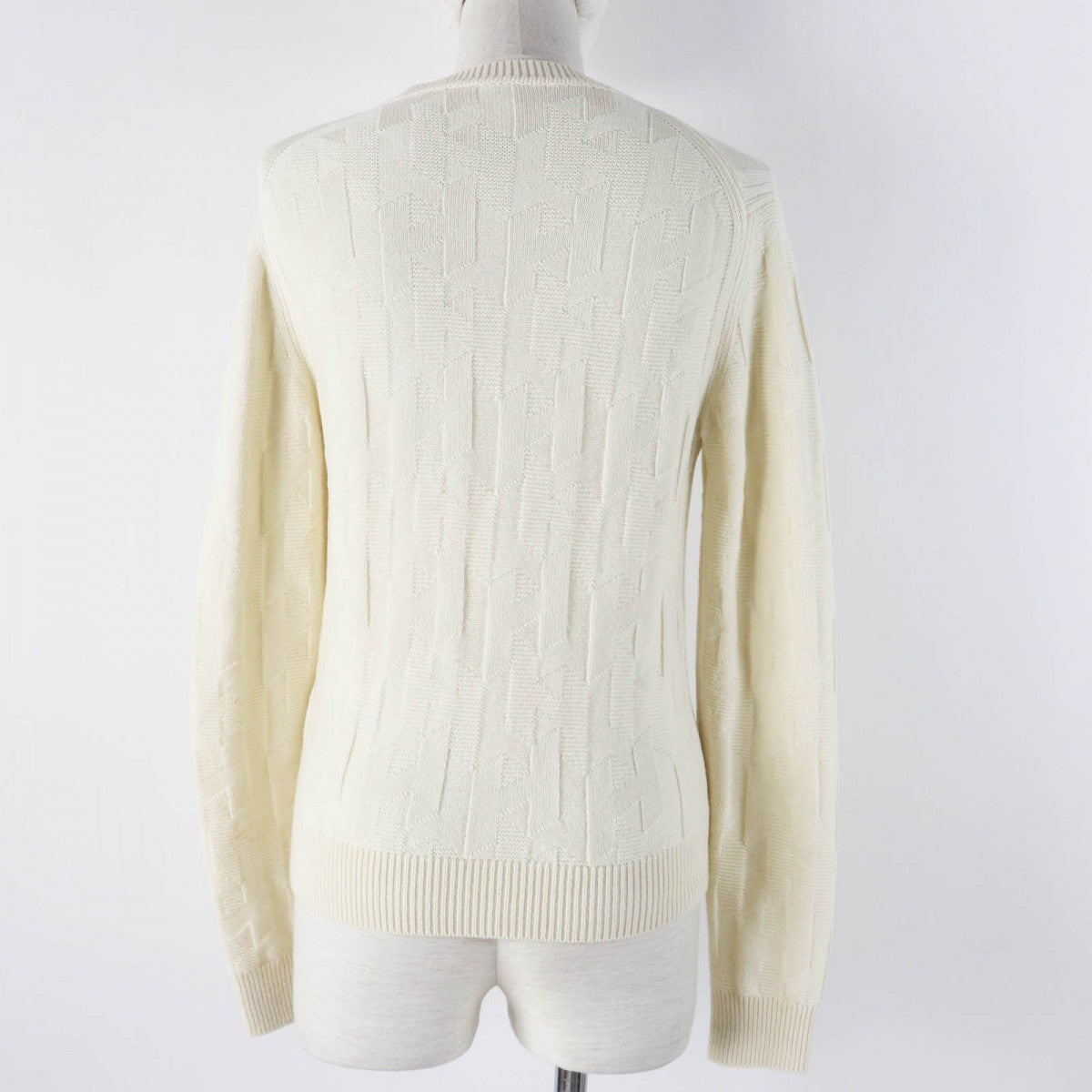 HERMES knit 3H2617D4 wool Ivory 34