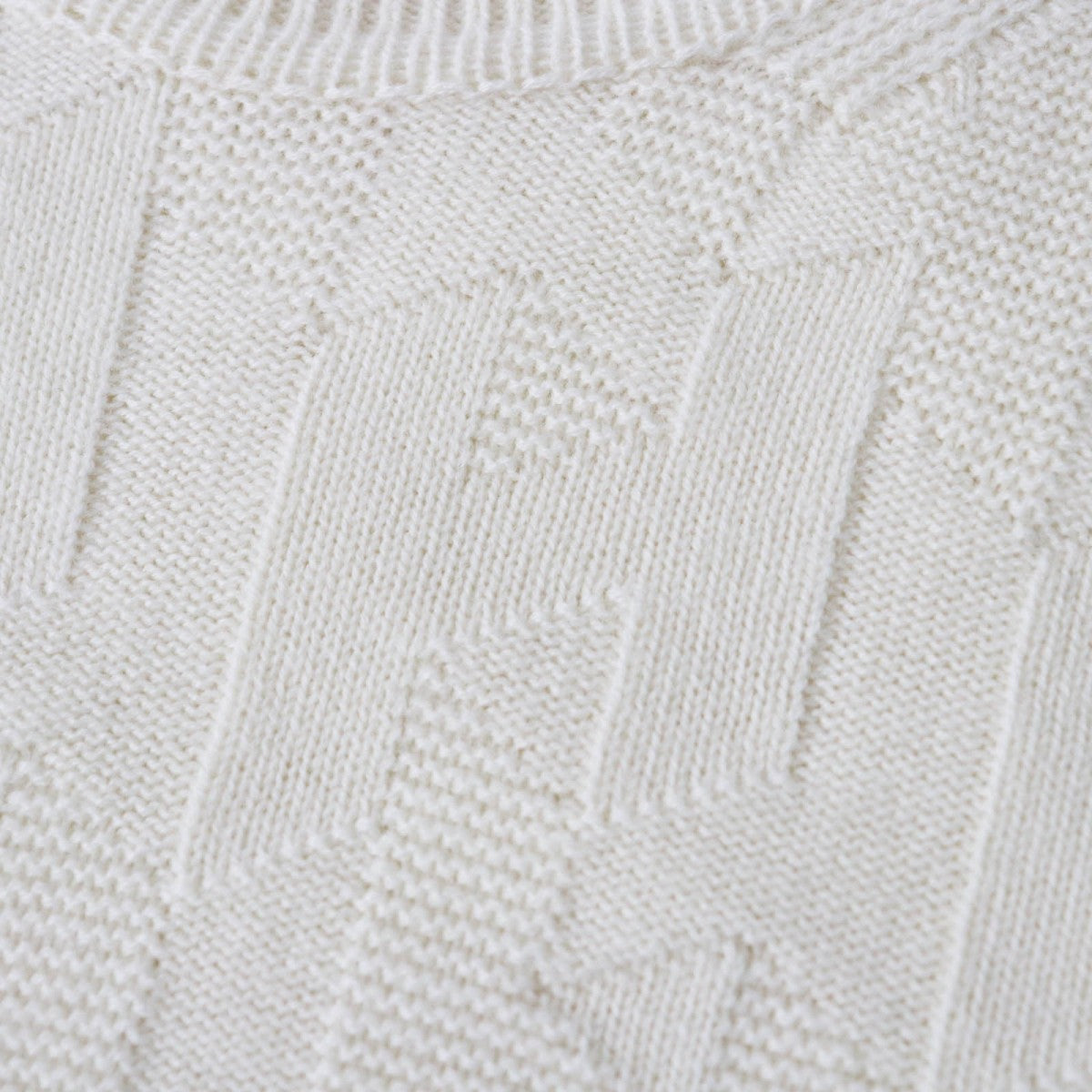 HERMES knit 3H2617D4 wool Ivory 34
