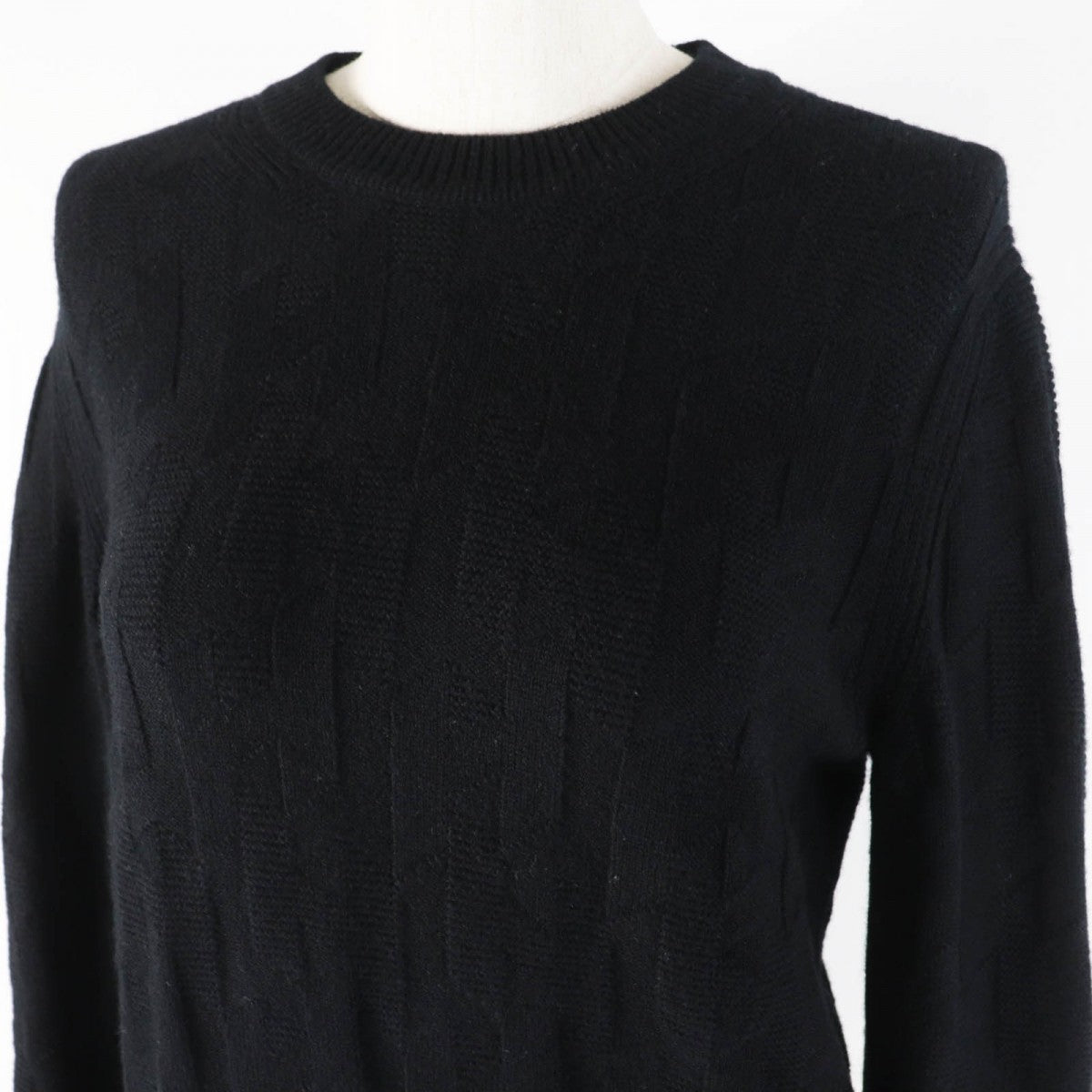 HERMES knit 3H2617D4 wool black 36