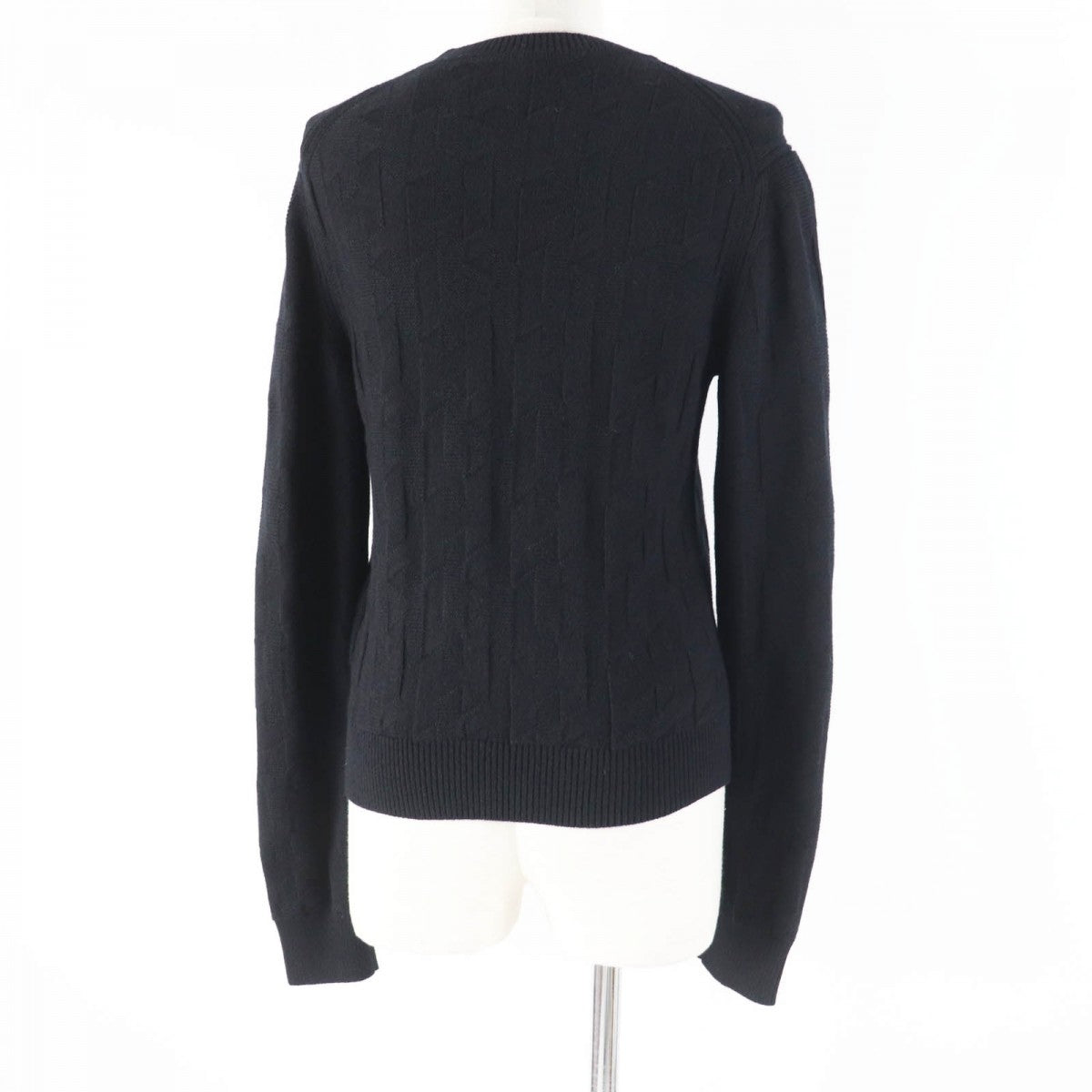 HERMES knit 3H2617D4 wool black 36