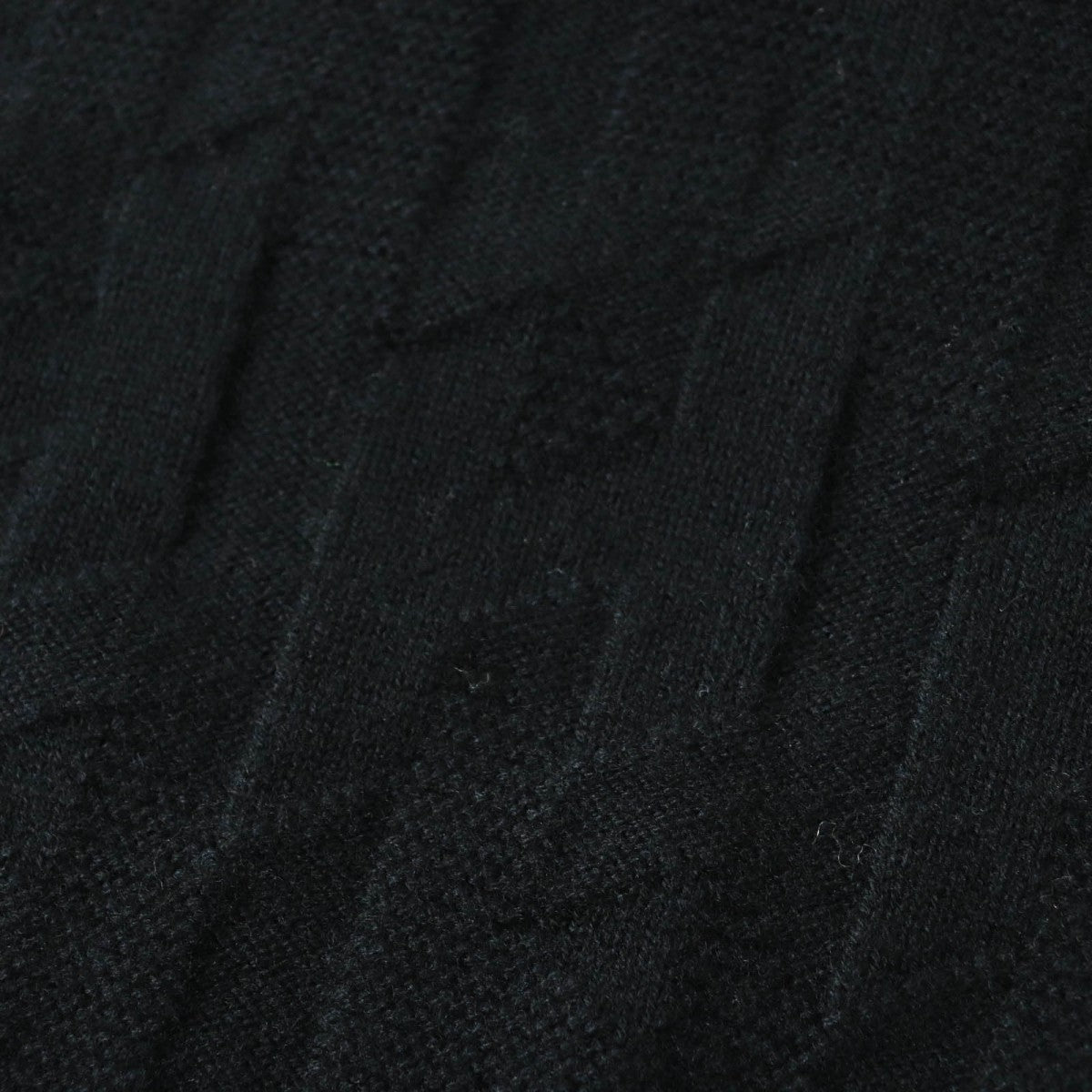 HERMES knit 3H2617D4 wool black 36
