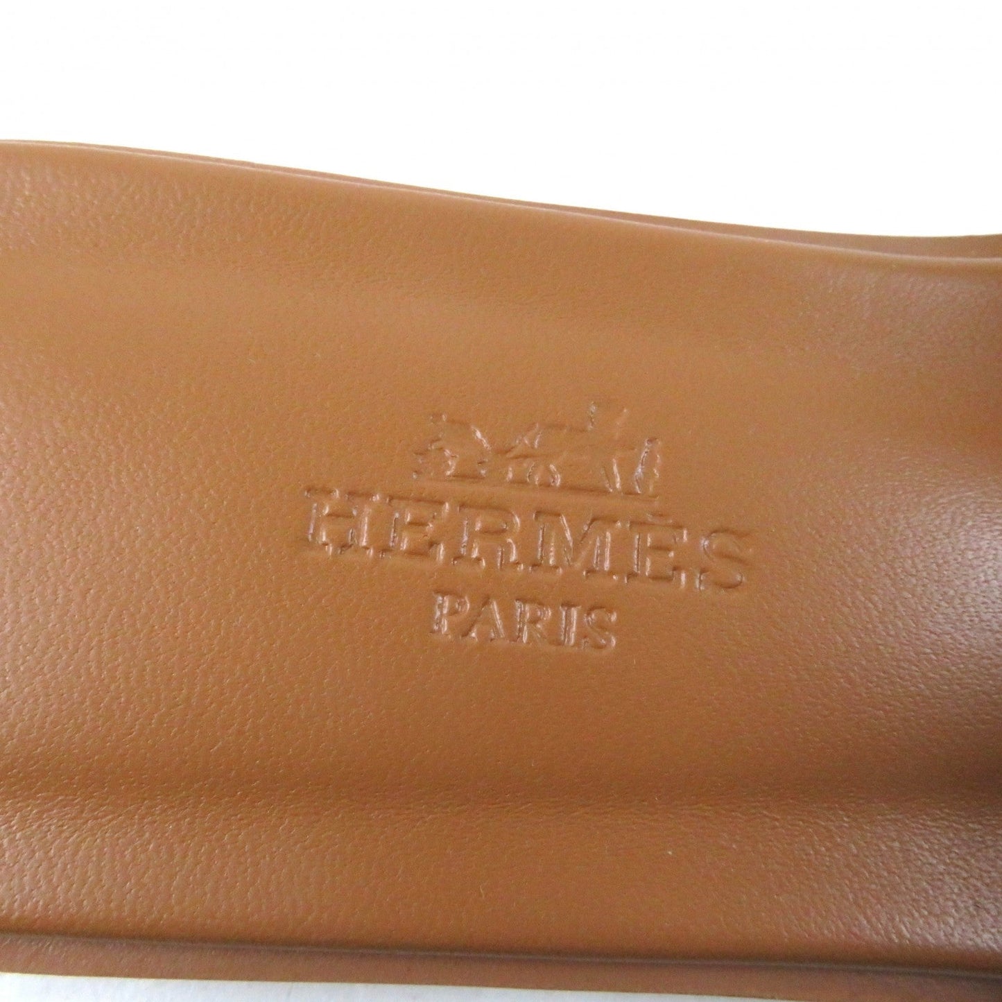 HERMES Sandals denim Indigo Oran 35