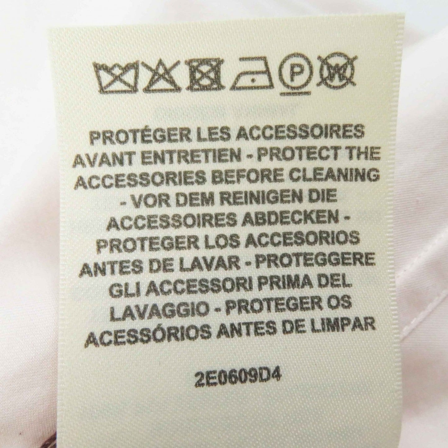 HERMES Long sleeve shirt 2E0609D4 cotton Light pink 36