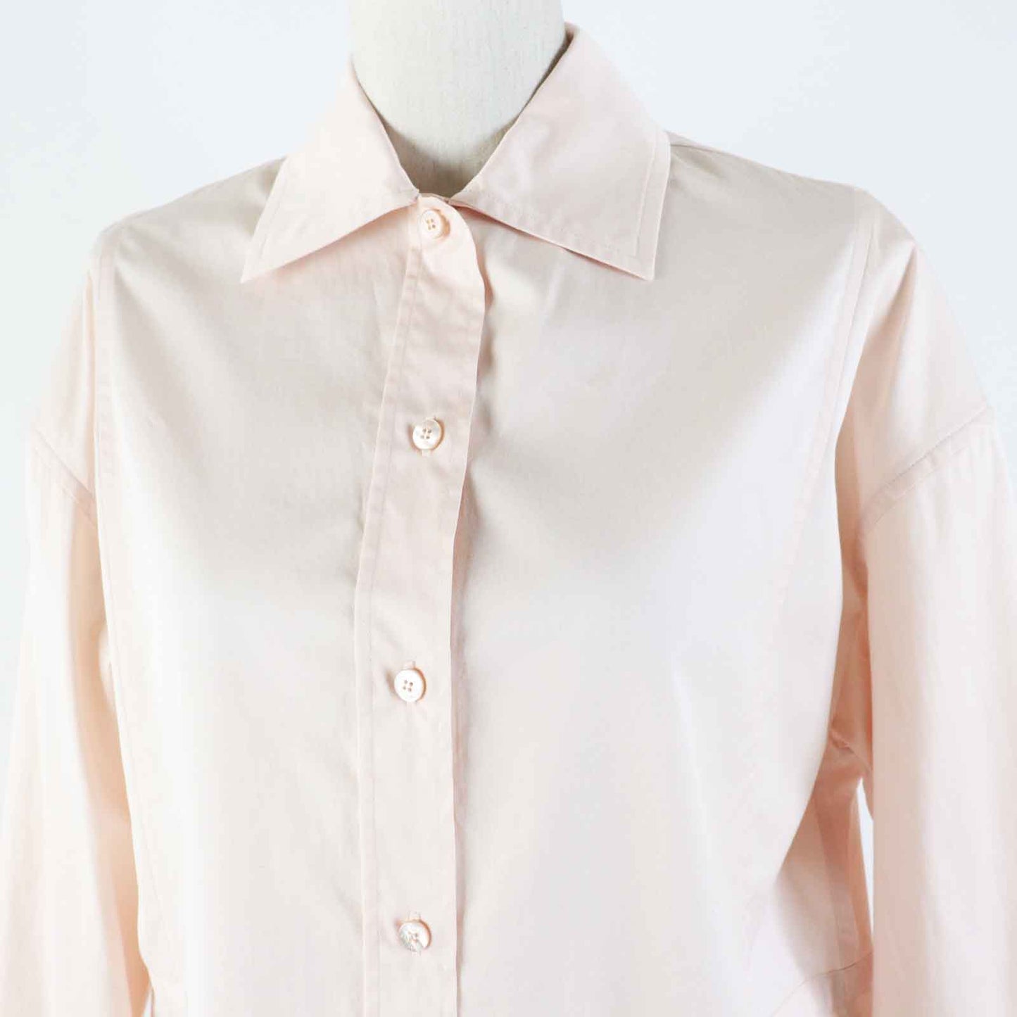 HERMES Long sleeve shirt 2E0609D4 cotton Light pink 36