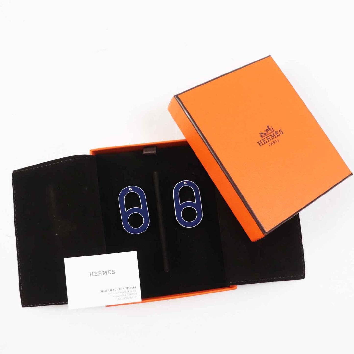 HERMES Pierce Lacquerwood blue Varision