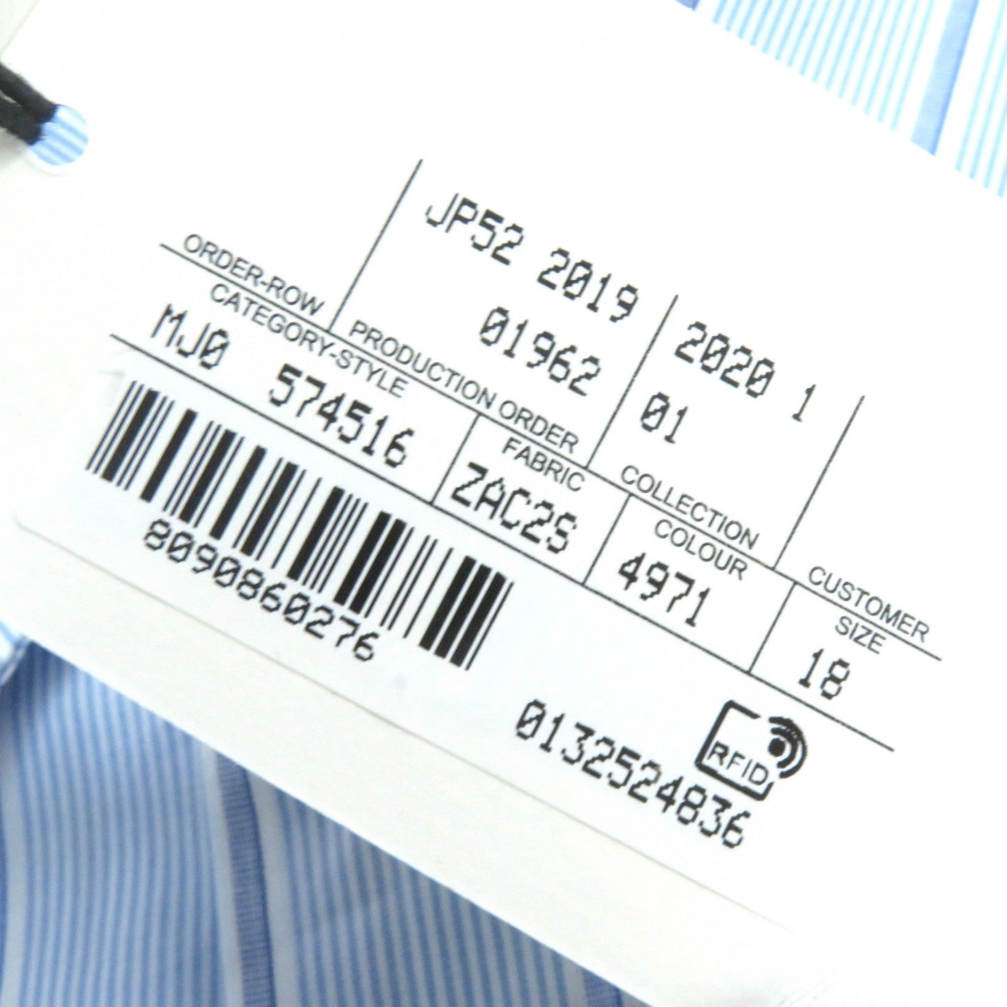 GUCCI Long sleeve shirt 574516 cotton Light Blue White Green