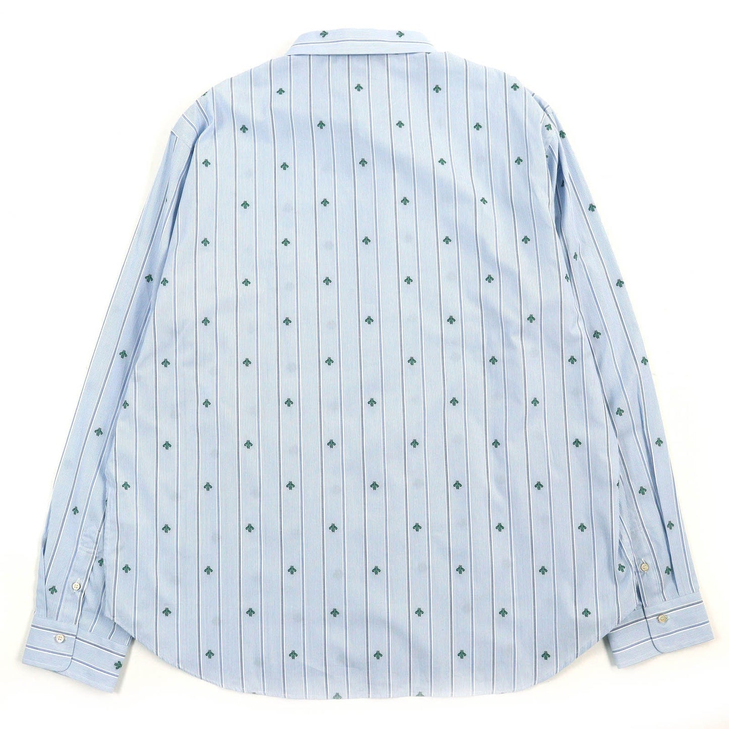 GUCCI Long sleeve shirt 574516 cotton Light Blue White Green