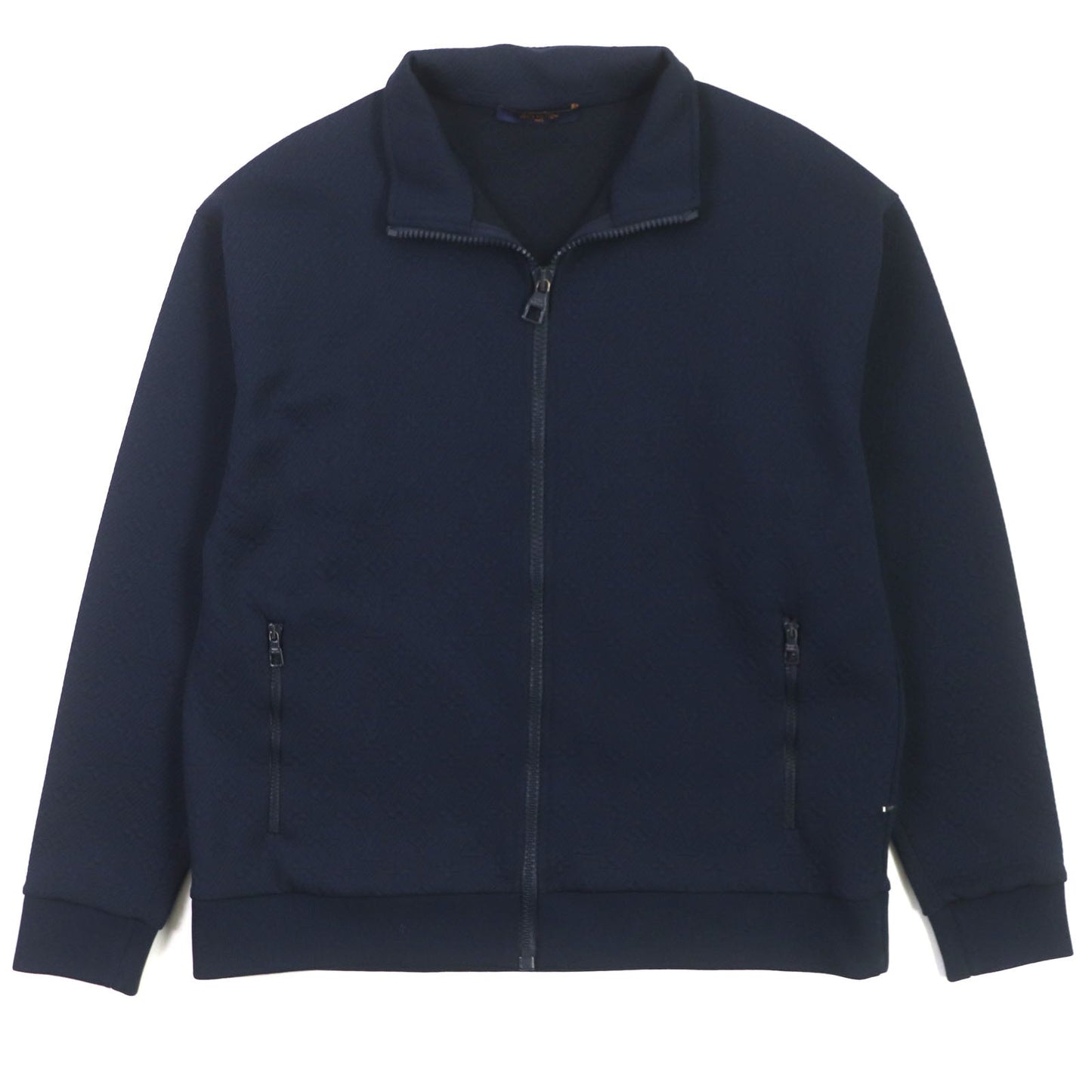 LOUIS VUITTON Blouson 1A7XYU polyester Bruny Monogram zip-through top XL