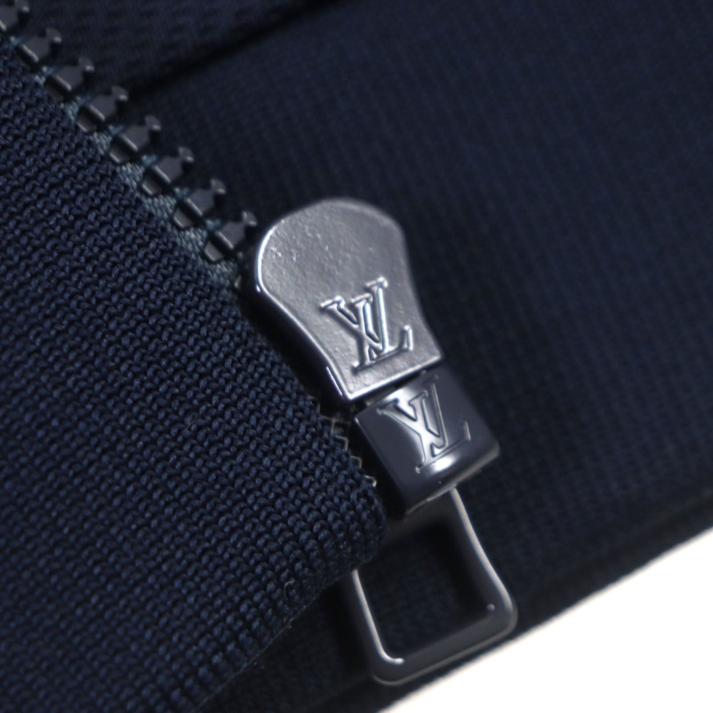 LOUIS VUITTON Blouson 1A7XYU polyester Bruny Monogram zip-through top XL