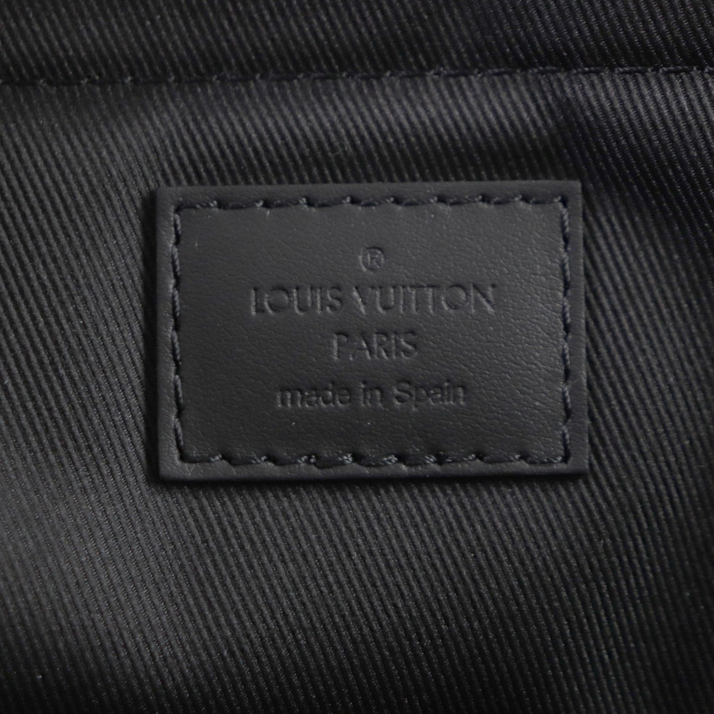 LOUIS VUITTON Briefcase M20835 Taurillon Clemence Leather black Monogram S lock briefcase